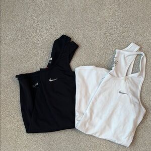 Nike Black and White Workout Tank Top Bundle